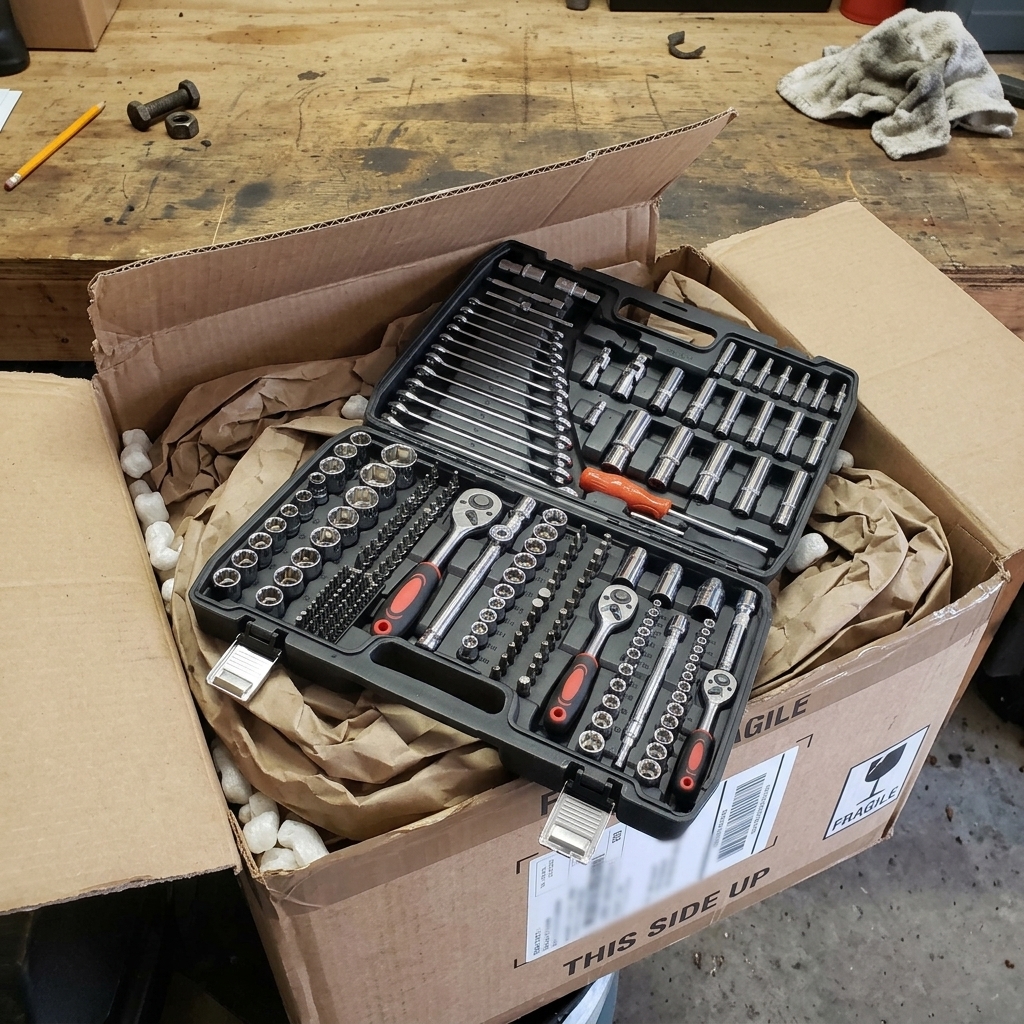 Foto del lavoro sulla moto inviata da Luca